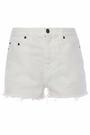 Raw-edge denim shorts, zdjęcie 1 Raw-edge denim shorts od Saint Laurent